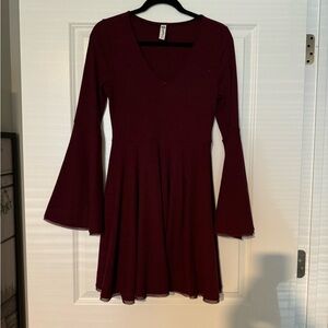 Never-Worn American Rag Bell Sleeve Skater Dress